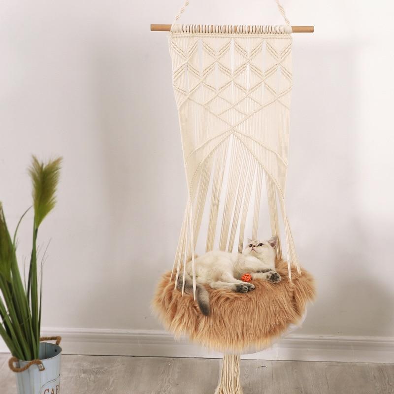 Azura | Macrame Wall Hanging Cat Bed