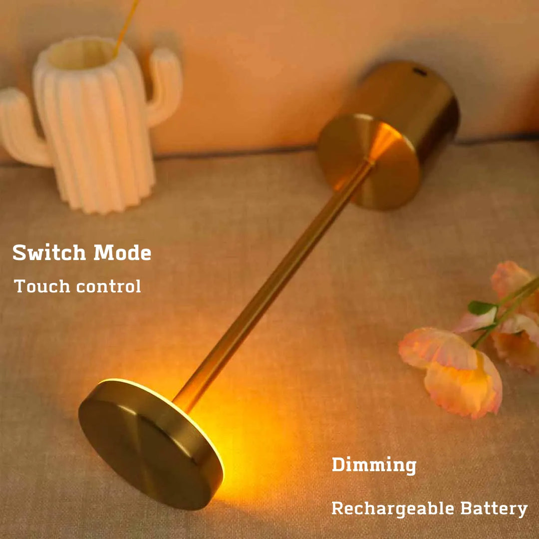 BowLift | Wireless Metal LED Table Lamp - LumiMetal