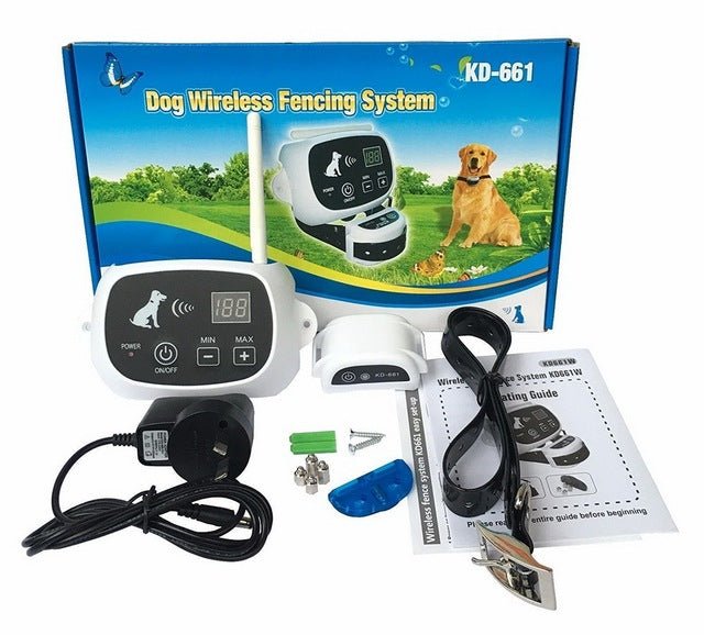 Azura | Wireless Dog Fence System – Rechargeable Waterproof Collar for Safe Boundaries