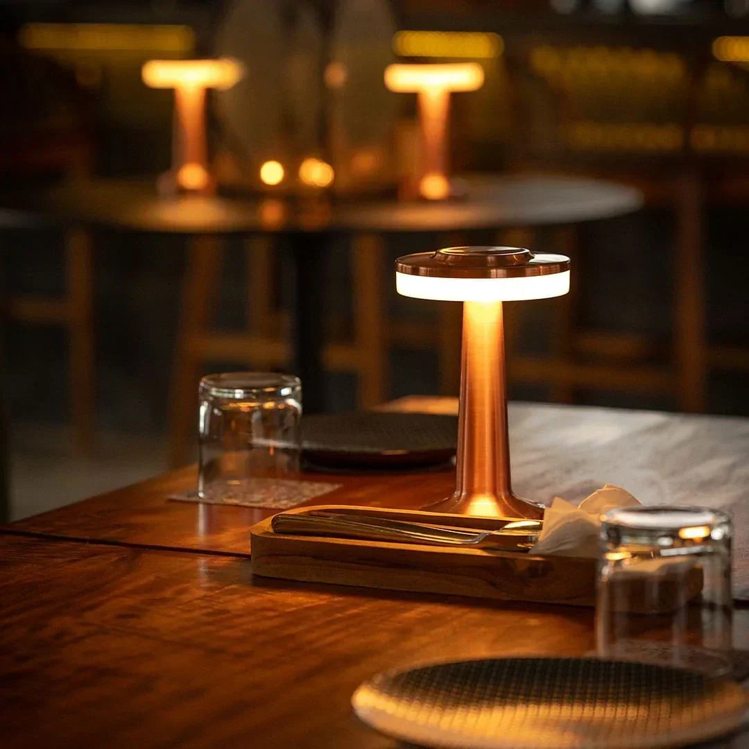 BowLift | Wireless Retro Table Lamp - LumiBar