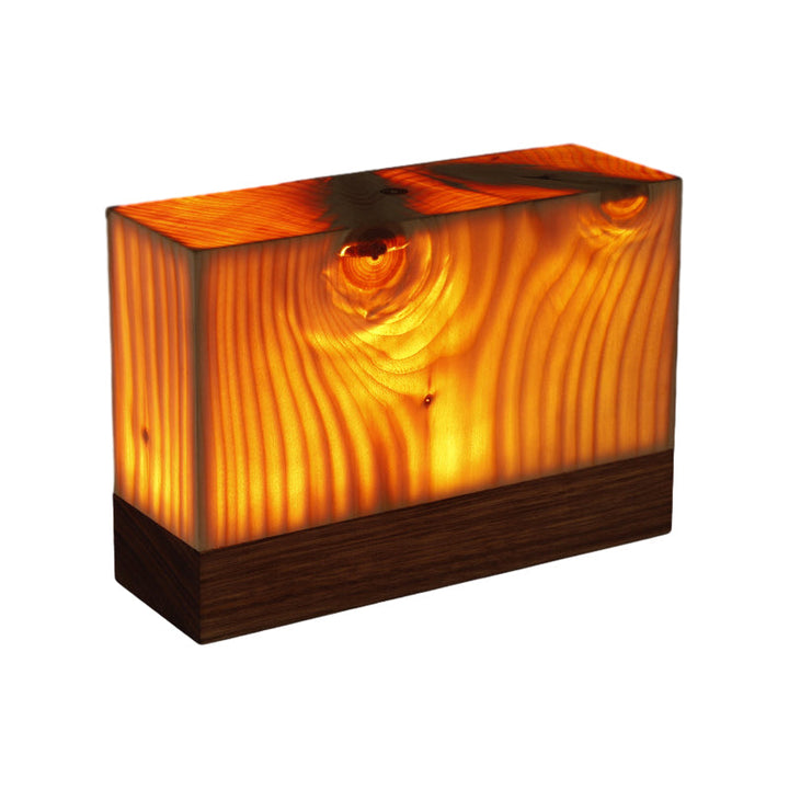 BowLift | Table Lamp with Touch Control Wood Finish