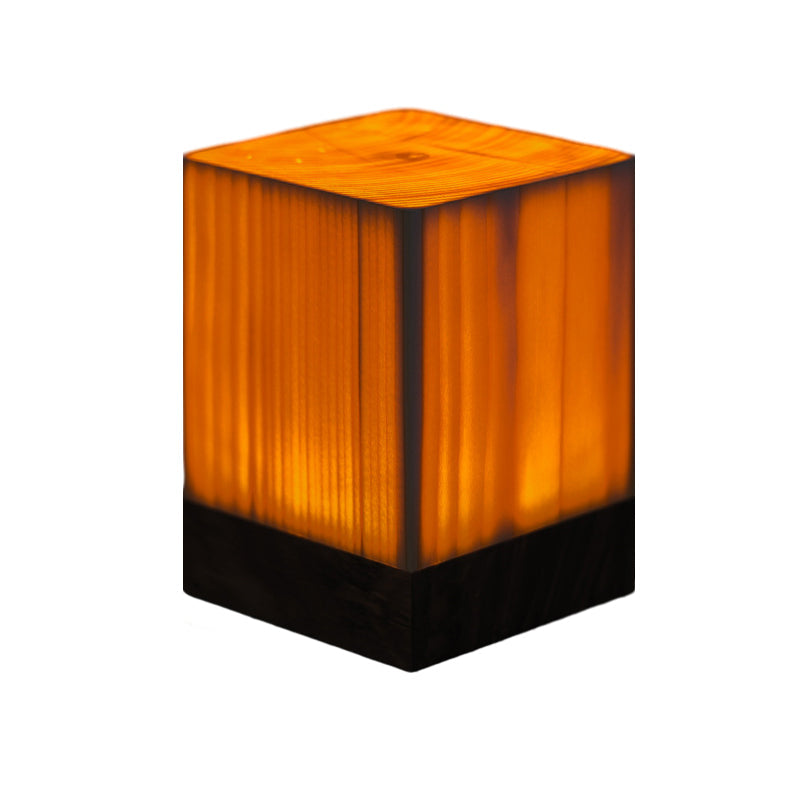 BowLift | Table Lamp with Touch Control Wood Finish