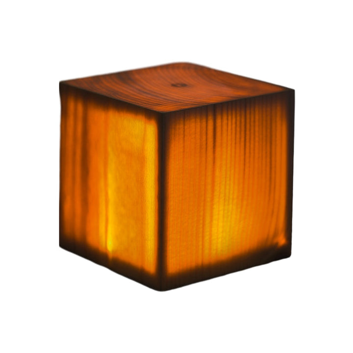 BowLift | Table Lamp with Touch Control Wood Finish
