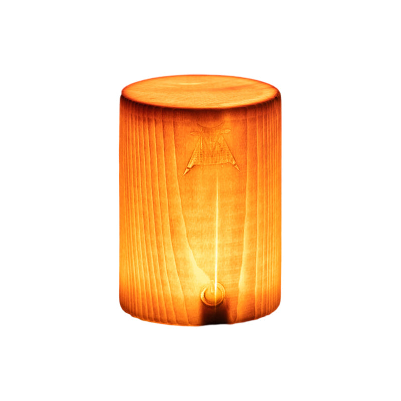 BowLift | Table Lamp with Touch Control Wood Finish