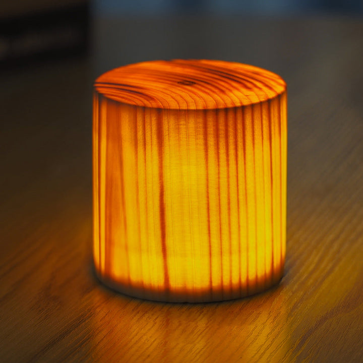 BowLift | Table Lamp with Touch Control Wood Finish