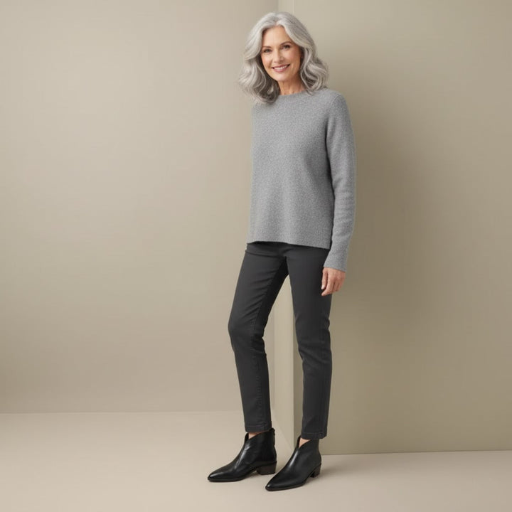 Camille | Luxury Ankle Boots with Low Heel