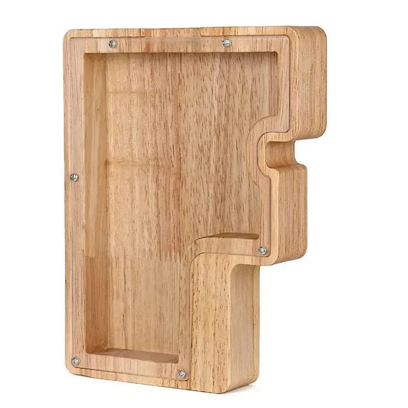 BowLift | Wooden Alphabet Letters 'Initial' Piggy Bank