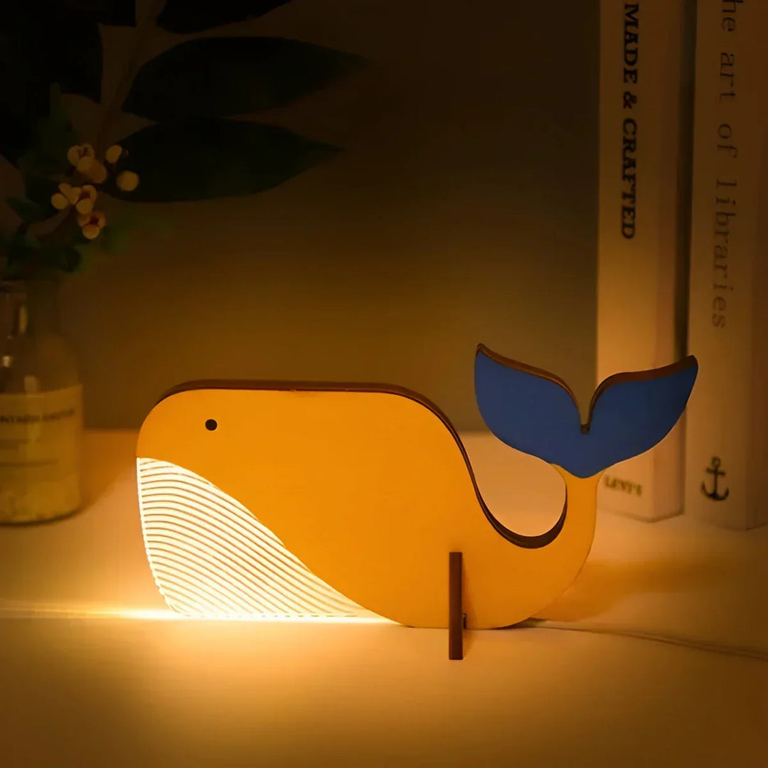 BowLift | Wooden Animal Table Lamp - WildGlow