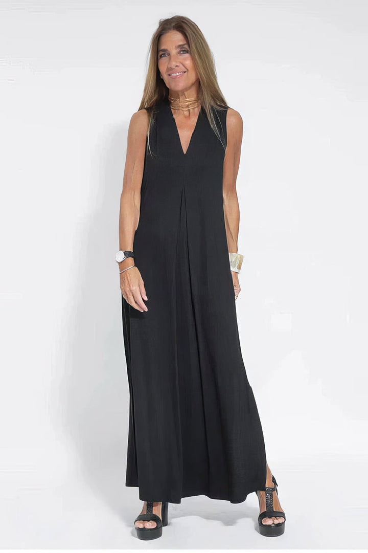 Ellie™ Elegant Long Dress with Cardigan