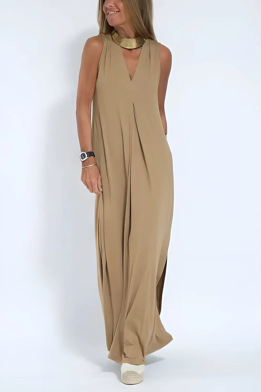 Ellie™ Elegant Long Dress with Cardigan